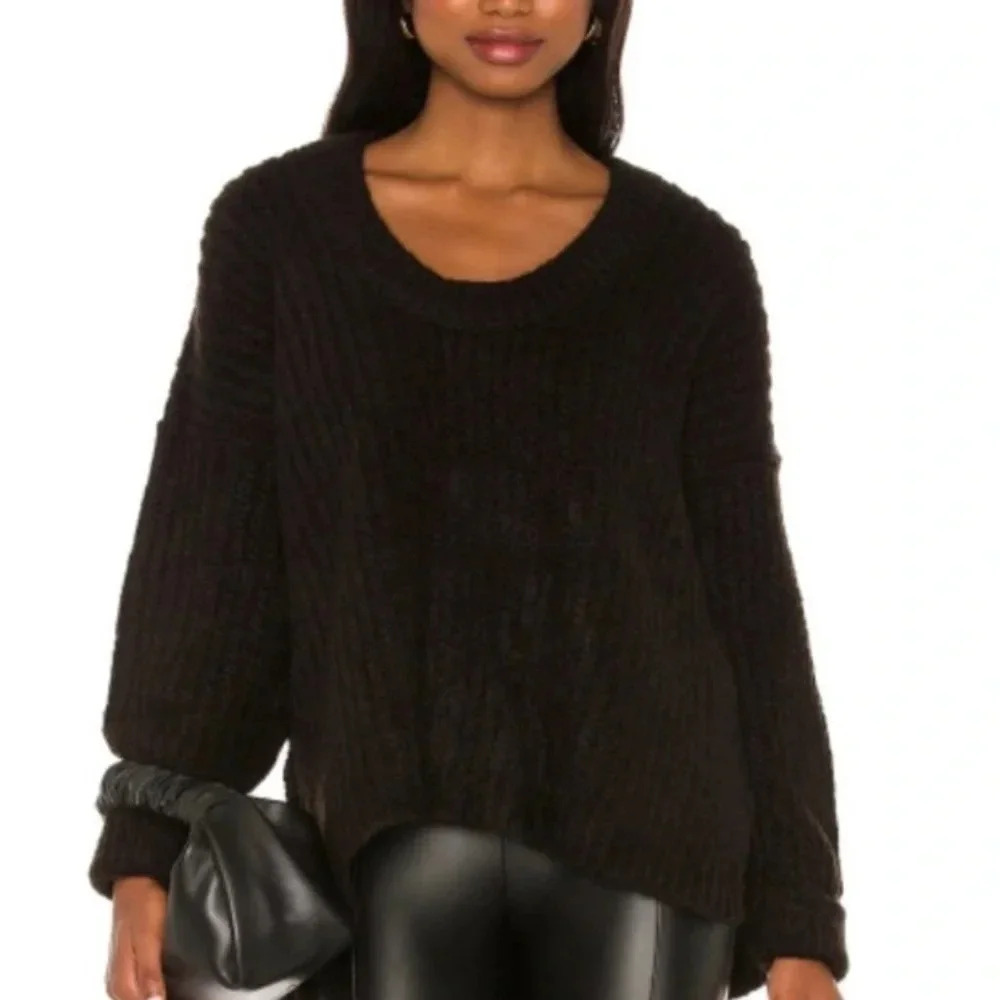 NWT Free People Chunky Knit Sweater Round Neck